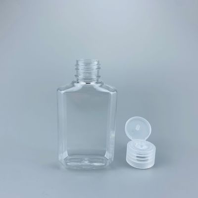 Бутылка дезинфицирующего средства крышки сальто обеззараживанием 60ml алкоголя пластиковая