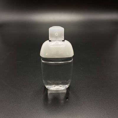 Устранимая бутылка дезинфицирующего средства руки 30ml 60ml трапецоидальная пустая с головой карты